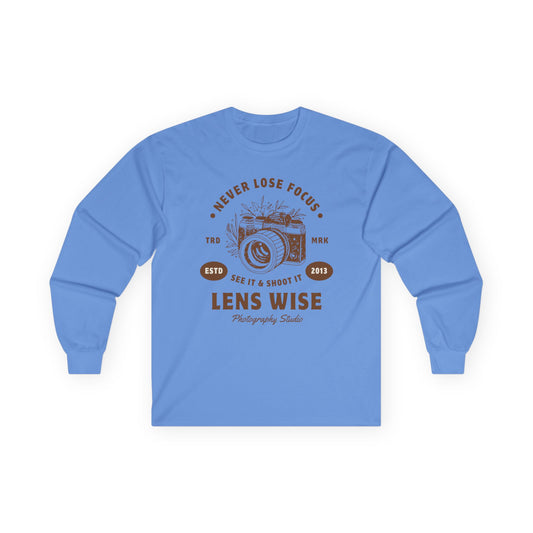 Photography Enthusiast Long Sleeve Tee, Unisex Tee Shirt, Gift for Photo Lovers, Camera Graphic Tee, Unique Photography Apparel