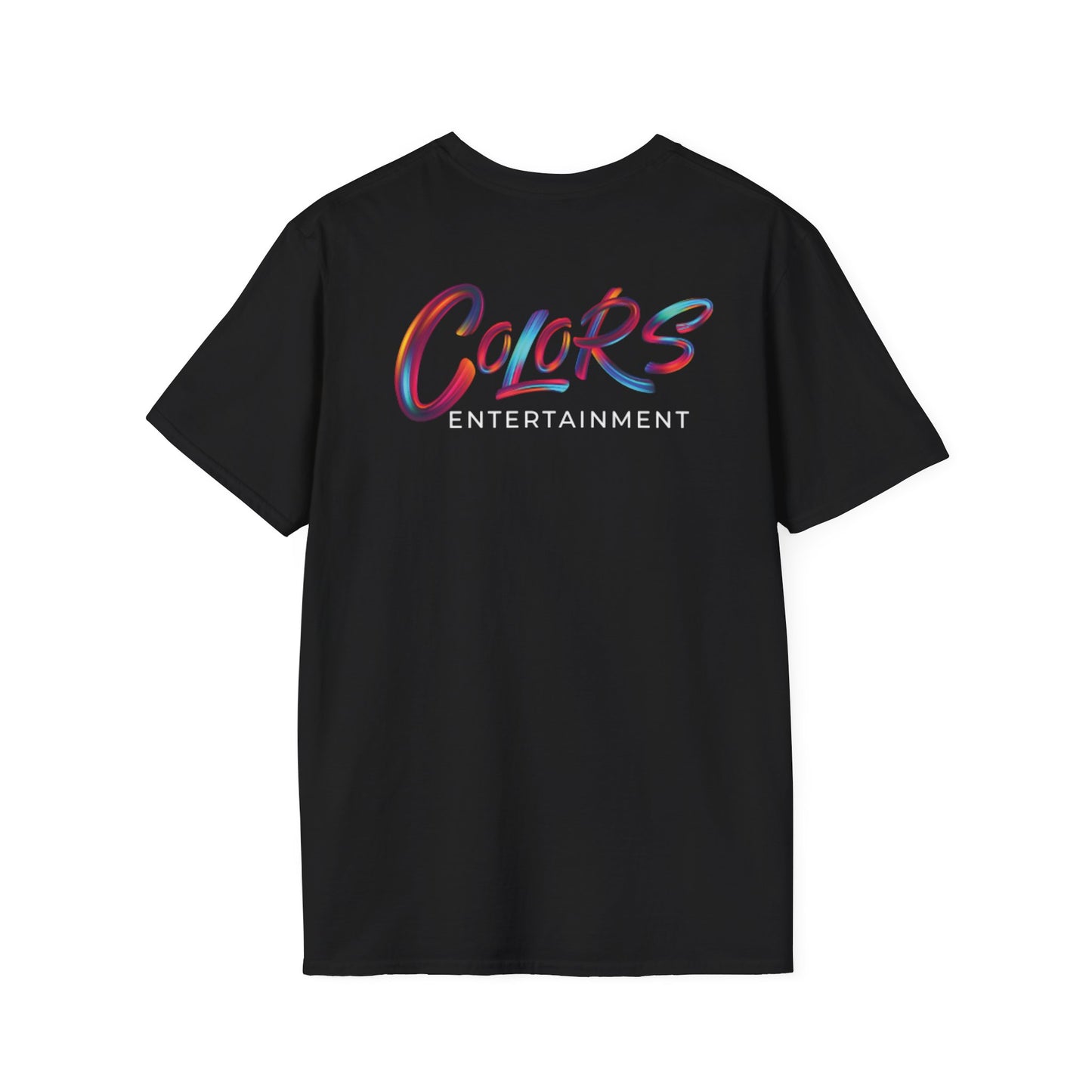 Colors Entertainment Unisex T-Shirt, Softstyle Tee for Art Lovers, Graphic Tee, Casual Wear, Gift for Friends
