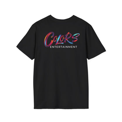 Colors Entertainment Unisex T-Shirt, Softstyle Tee for Art Lovers, Graphic Tee, Casual Wear, Gift for Friends