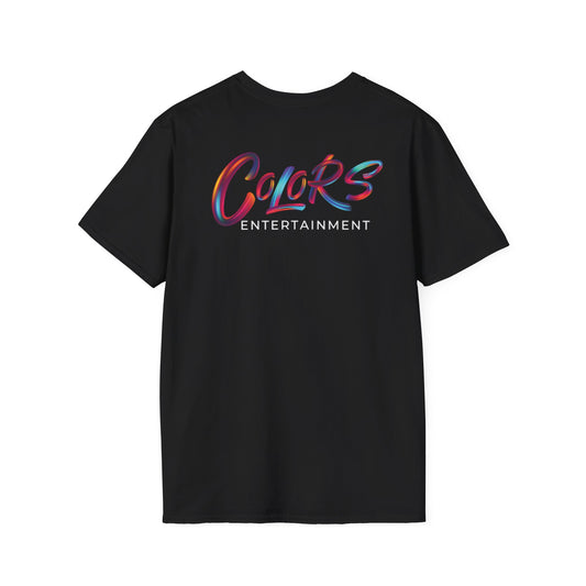 Colors Entertainment Unisex T-Shirt, Softstyle Tee for Art Lovers, Graphic Tee, Casual Wear, Gift for Friends