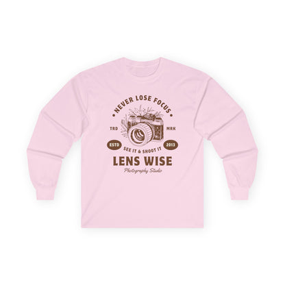 Photography Enthusiast Long Sleeve Tee, Unisex Tee Shirt, Gift for Photo Lovers, Camera Graphic Tee, Unique Photography Apparel