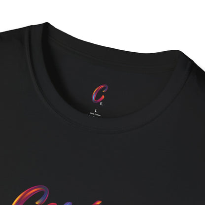 Colors Entertainment Unisex T-Shirt, Softstyle Tee for Art Lovers, Graphic Tee, Casual Wear, Gift for Friends
