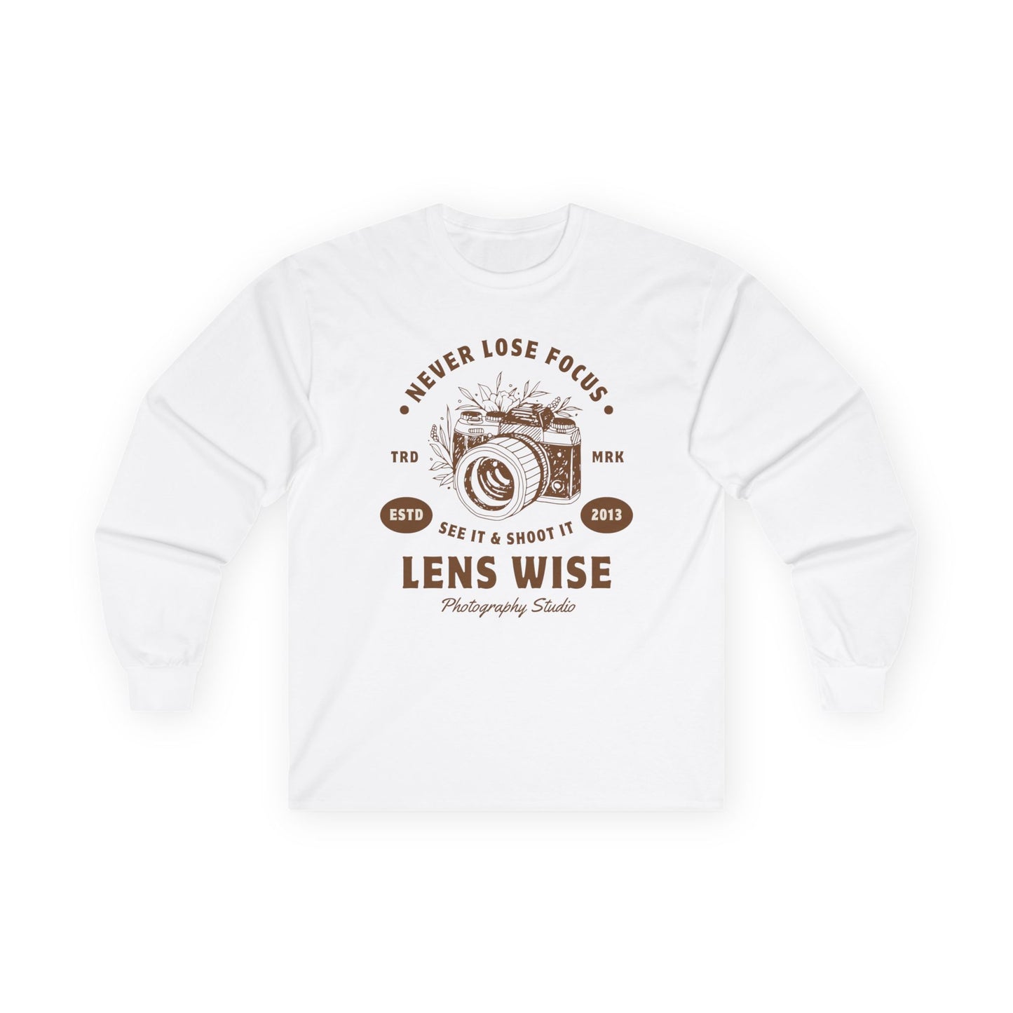 Photography Enthusiast Long Sleeve Tee, Unisex Tee Shirt, Gift for Photo Lovers, Camera Graphic Tee, Unique Photography Apparel