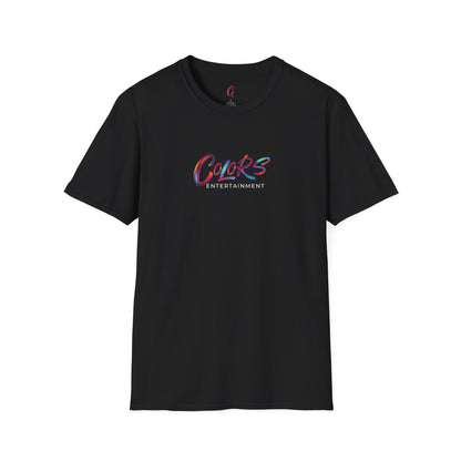 Colors Entertainment Unisex T-Shirt, Softstyle Tee for Art Lovers, Graphic Tee, Casual Wear, Gift for Friends