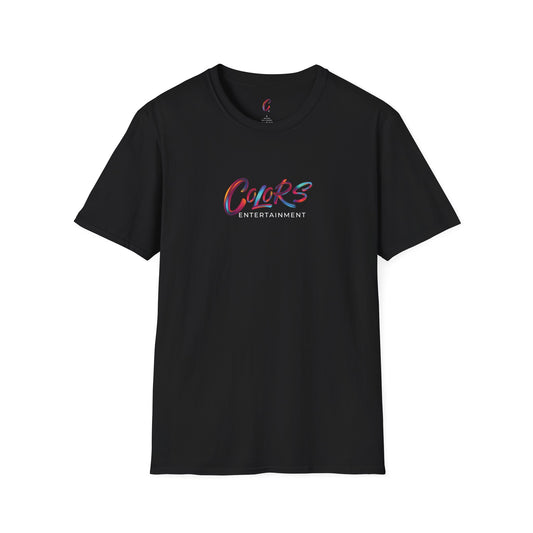Colors Entertainment Unisex T-Shirt, Softstyle Tee for Art Lovers, Graphic Tee, Casual Wear, Gift for Friends