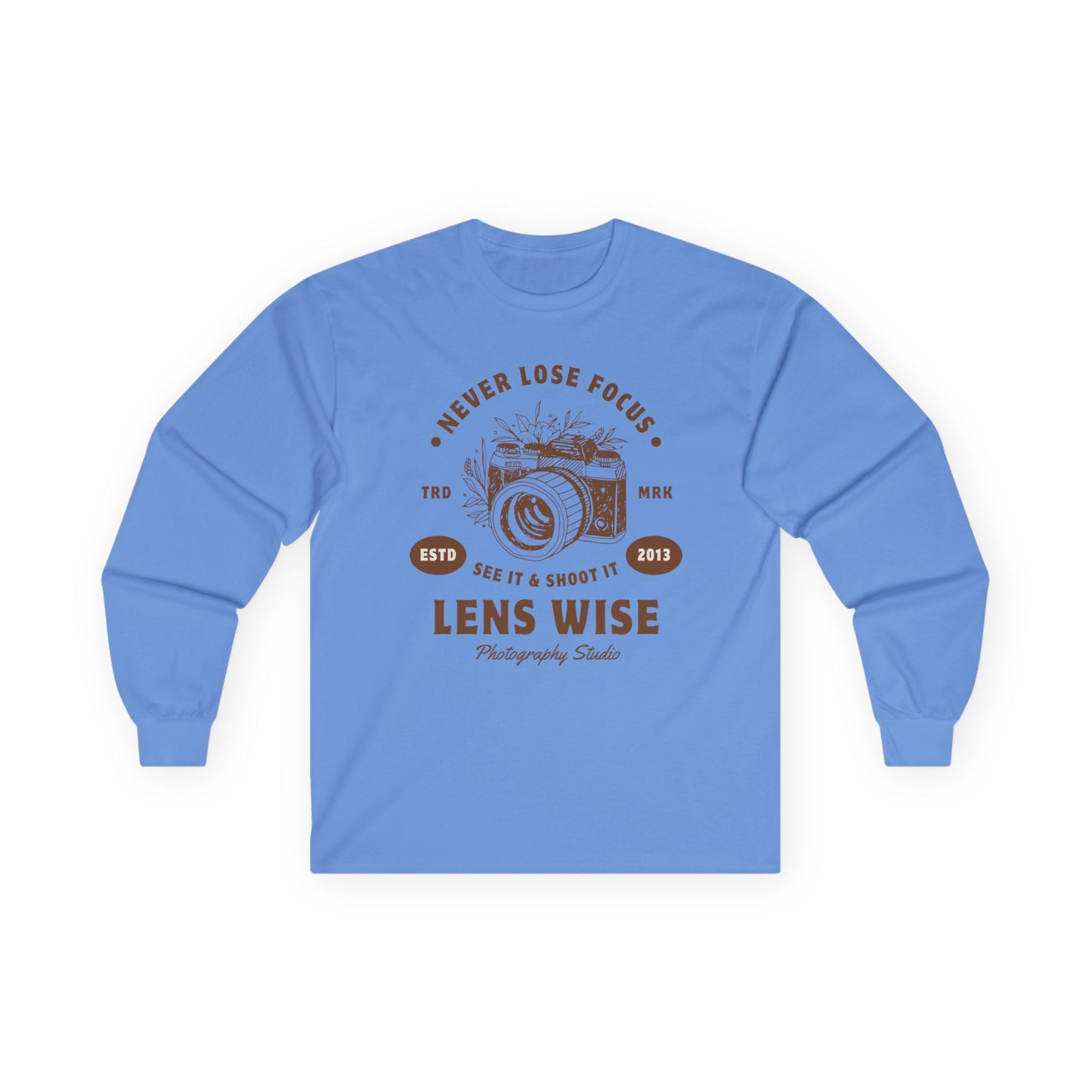 Photography Enthusiast Long Sleeve Tee, Unisex Tee Shirt, Gift for Photo Lovers, Camera Graphic Tee, Unique Photography Apparel