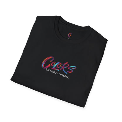 Colors Entertainment Unisex T-Shirt, Softstyle Tee for Art Lovers, Graphic Tee, Casual Wear, Gift for Friends